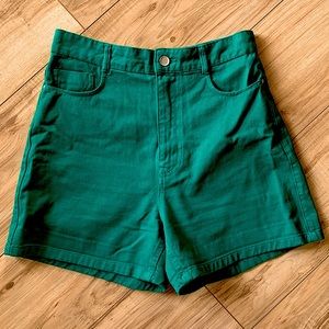 ZARA high rise shorts